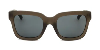 Linda Farrow Phillip Lim Pl51 C5 Men's Sunglasses Brown Size 55 In Burgundy