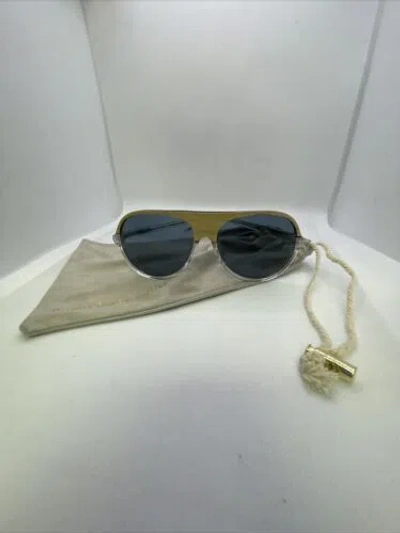 Pre-owned Linda Farrow Phillip Lim Sunglasses. Beige Plastic. With Tag, No Box. In Gray