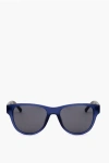 Linda Farrow Phillip Lim Wayfarer Sunglasses With Animal Patterned Detail