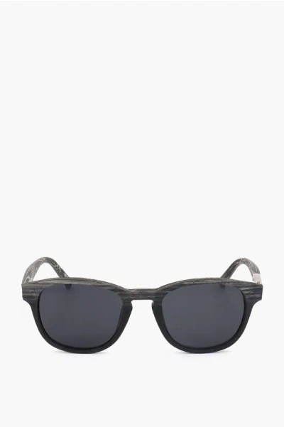Linda Farrow Phillip Lim Wayfarer Sunglasses With Marble Effect Frame