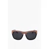 Linda Farrow Phillip Lim Wayfarer Sunglasses With Wood Effect Detail