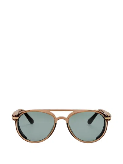 Linda Farrow Pilot-frame Sunglasses In Multi