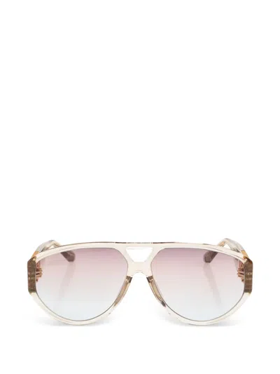 Linda Farrow Portia Sonnenbrille In Brown