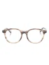 Linda Farrow Powell D-frame Glasses In Brown