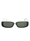 Linda Farrow Rectangle-frame Sunglasses