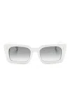 Linda Farrow Rectangular-frame Sunglasses In White