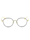 Linda Farrow Round-frame Glasses