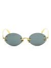 Linda Farrow Round-frame Sunglasses