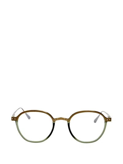 Linda Farrow Round-frame Glasses In Brown