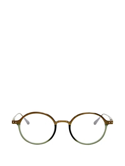 Linda Farrow Round-frame Glasses In Brown