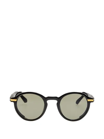 Linda Farrow Round-frame Sunglasses In Black