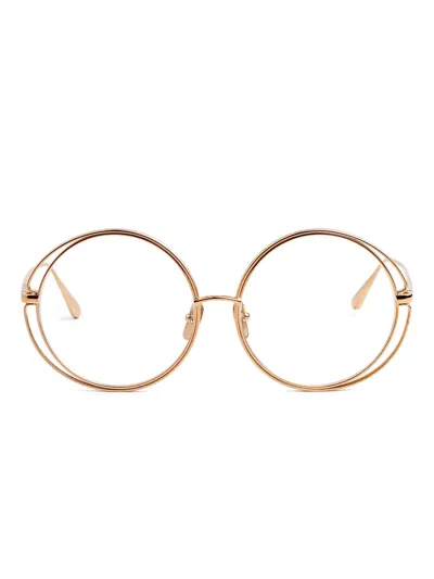 Linda Farrow Selene Round-frame Glasses
