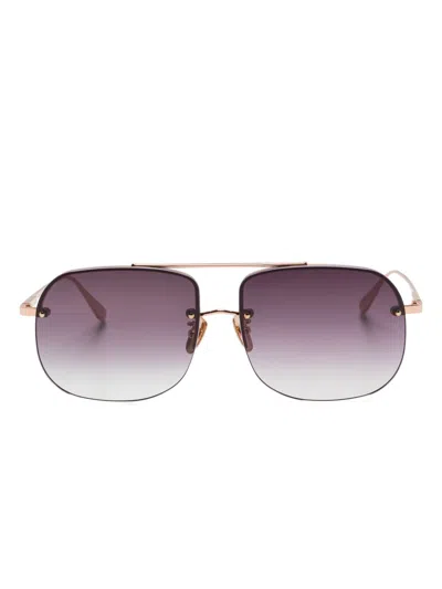 Linda Farrow Seren Sunglasses In 粉色
