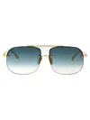 Linda Farrow Seren Sunglasses In Blue