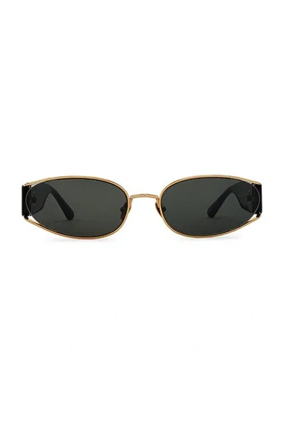 Linda Farrow Sunglasses Lfl1157 C1 Sun C1 In Gold