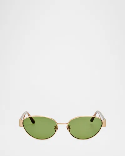 Linda Farrow Sheri 56mm Cat-eye Sunglasses In Multi