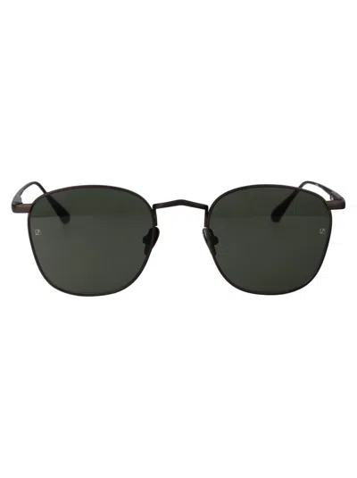 LINDA FARROW LINDA FARROW SIMON SQUARE FRAME SUNGLASSES