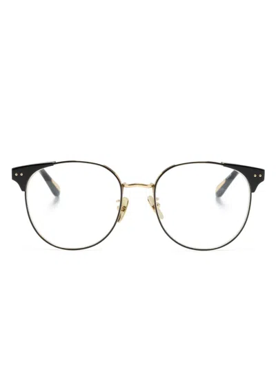 Linda Farrow Spence Round-frame Glasses In Gold