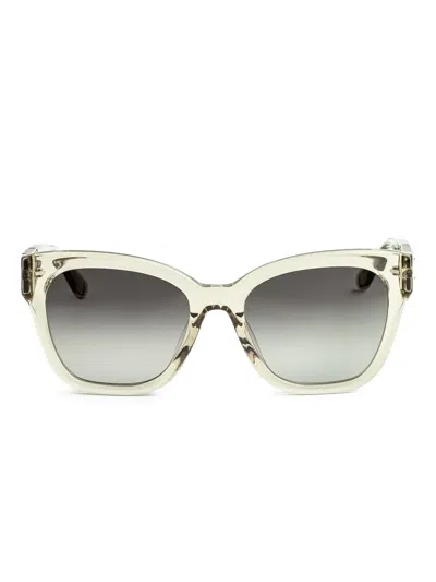 Linda Farrow Square-frame Sunglasses In White