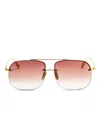 Linda Farrow Square-frame Sunglasses