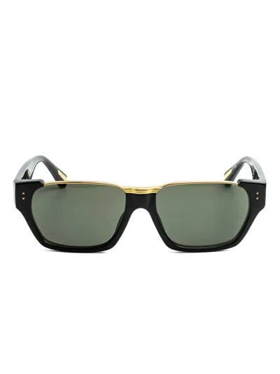 Linda Farrow Square-frame Sunglasses In Black