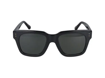 Linda Farrow Square Frame Sunglasses In Black