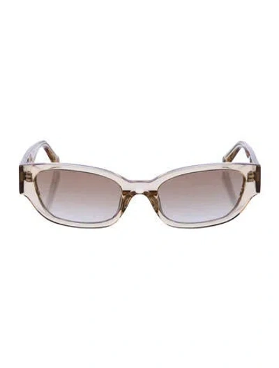 Pre-owned Linda Farrow Square Gradient Sunglasses
