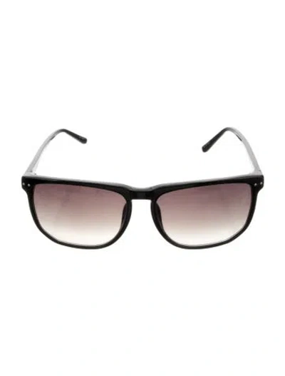 Pre-owned Linda Farrow Square Gradient Sunglasses In Black
