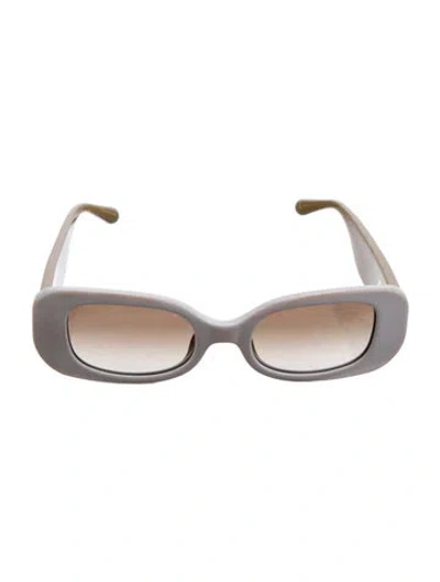 Pre-owned Linda Farrow Square Gradient Sunglasses In Neutral