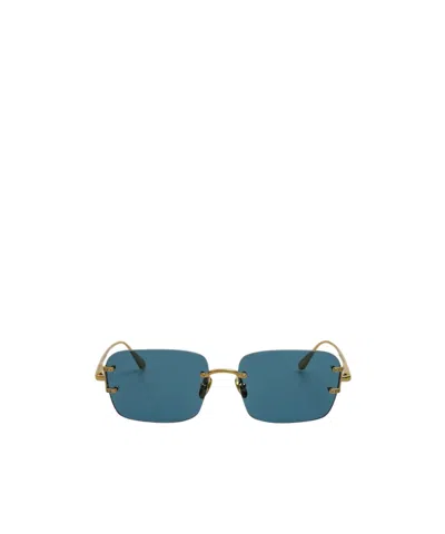 Linda Farrow Square Sunglasses In Blue
