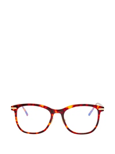 Linda Farrow Square-frame Glasses In Brown