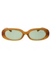 Linda Farrow X Rowen Rose Cara Oval Framed Sunglasses