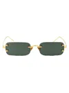 Linda Farrow Rectangular Sunglasses