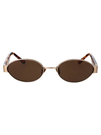 Linda Farrow Sunglasses In Brown