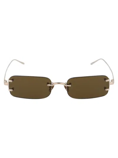 Linda Farrow Sunglasses In Brown