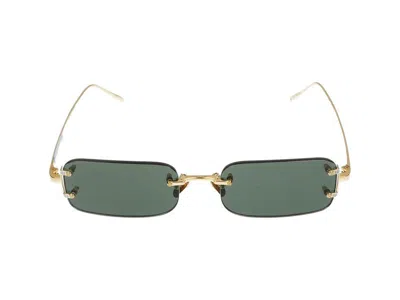 Linda Farrow Sunglasses In Gold
