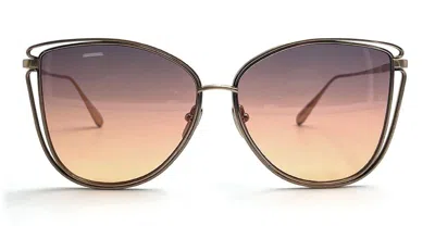 Linda Farrow Sunglasses In Beige