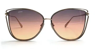 Linda Farrow Sunglasses In Beige