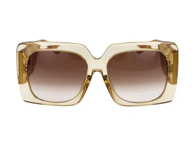 Linda Farrow Sunglasses In Brown