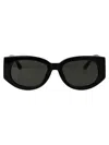 Linda Farrow Squared Sunglasses Lflc 1059 1 In Black