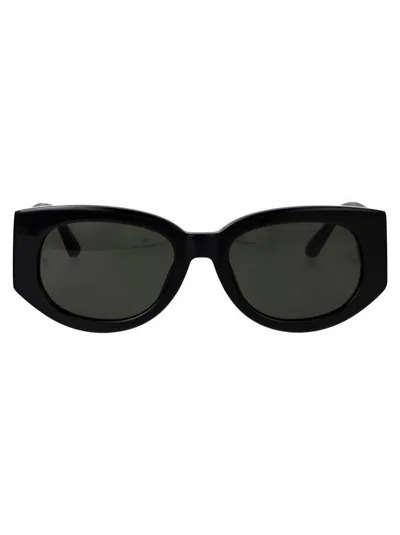 Linda Farrow Squared Sunglasses Lflc 1059 1 In Black