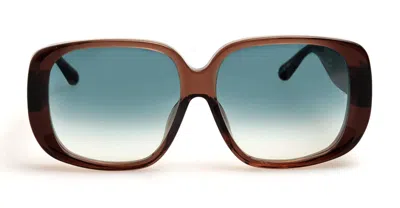 Linda Farrow Sunglasses In Brown