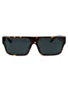 Linda Farrow Sunglasses Lfl1501 C3 Sun C3 In Darkt-shell/lightgold/deepgreen