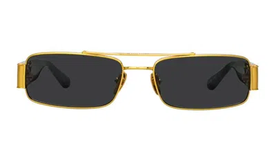 Linda Farrow Sunglasses In Gold