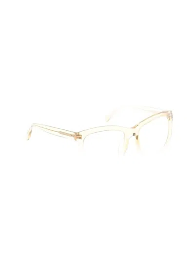 Pre-owned Linda Farrow Sunglasses In Ivory