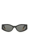 Linda Farrow X Jacquemus Oval-frame Sunglasses In Multicolour