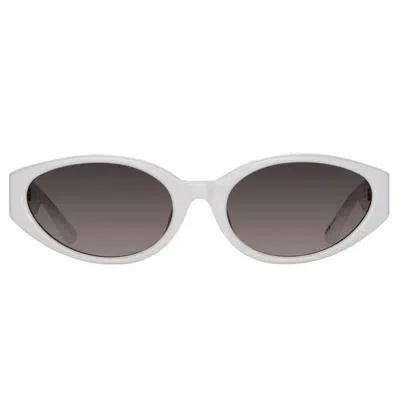 Linda Farrow Sunglasses In White