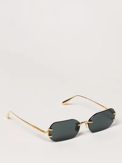LINDA FARROW LINDA FARROW MAGALI TITANIUM SUNGLASSES