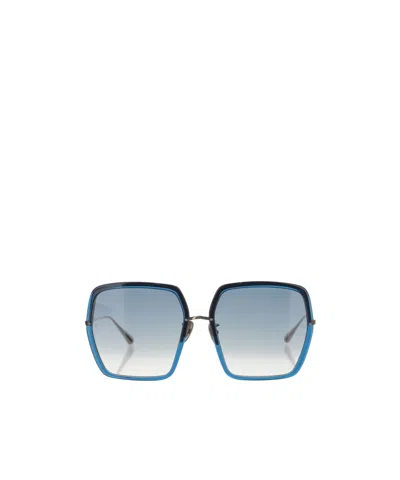 LINDA FARROW LINDA FARROW SYAN SQUARE FRAME SUNGLASSES