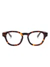 Linda Farrow Talbot Glasses In Brown